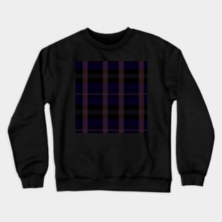 Gothic Aesthetic Artair 1 Hand Drawn Textured Plaid Pattern Crewneck Sweatshirt